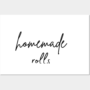 Homemade Rolls, Funny Thanksgiving Day Posters and Art